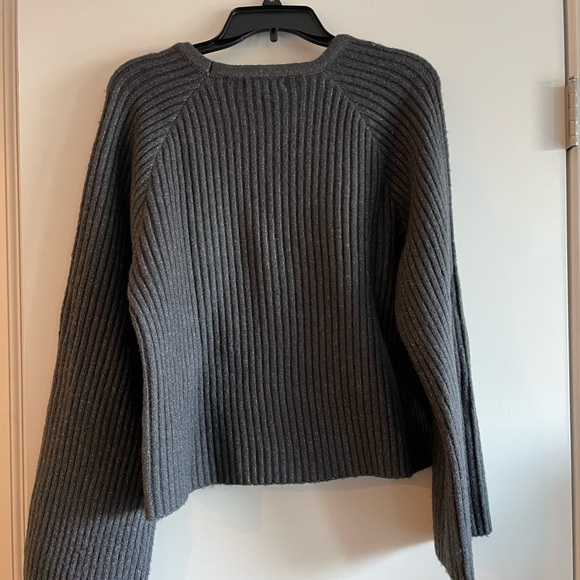 Z Supply Sweater - Women’s Size Large Dark Gray - Picture 2 of 7